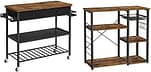 vasagle kitchen island, kitchen cart,