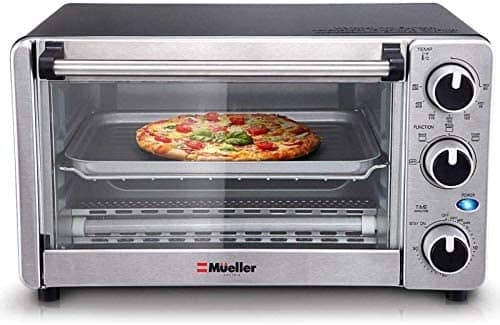 toaster oven 4 slice multi function stainless steel
