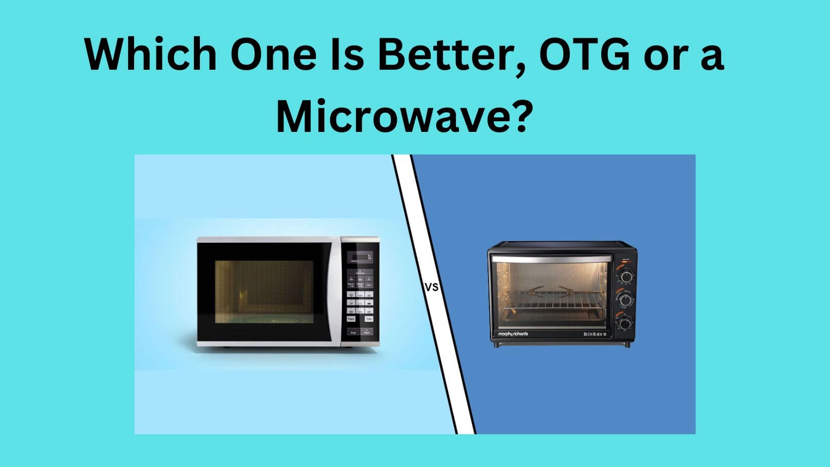 Which One Is Better, OTG or a Microwave? Microwave Plaza