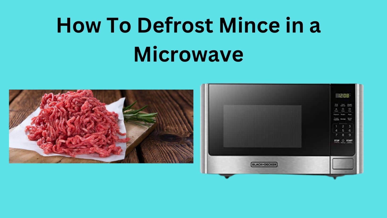 How To Defrost Mince in a Microwave Microwave Plaza