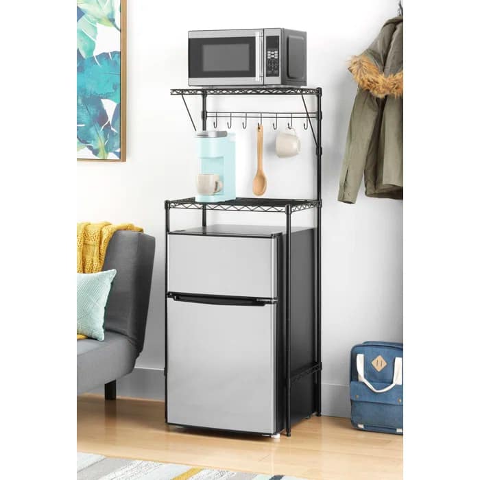 07 Best Mini Fridge and Microwave Stands